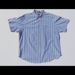 Polo by Ralph Lauren shirt pink and blue stripes